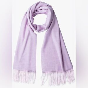 Pashmina Lavender Lilac Fringe Scarf
